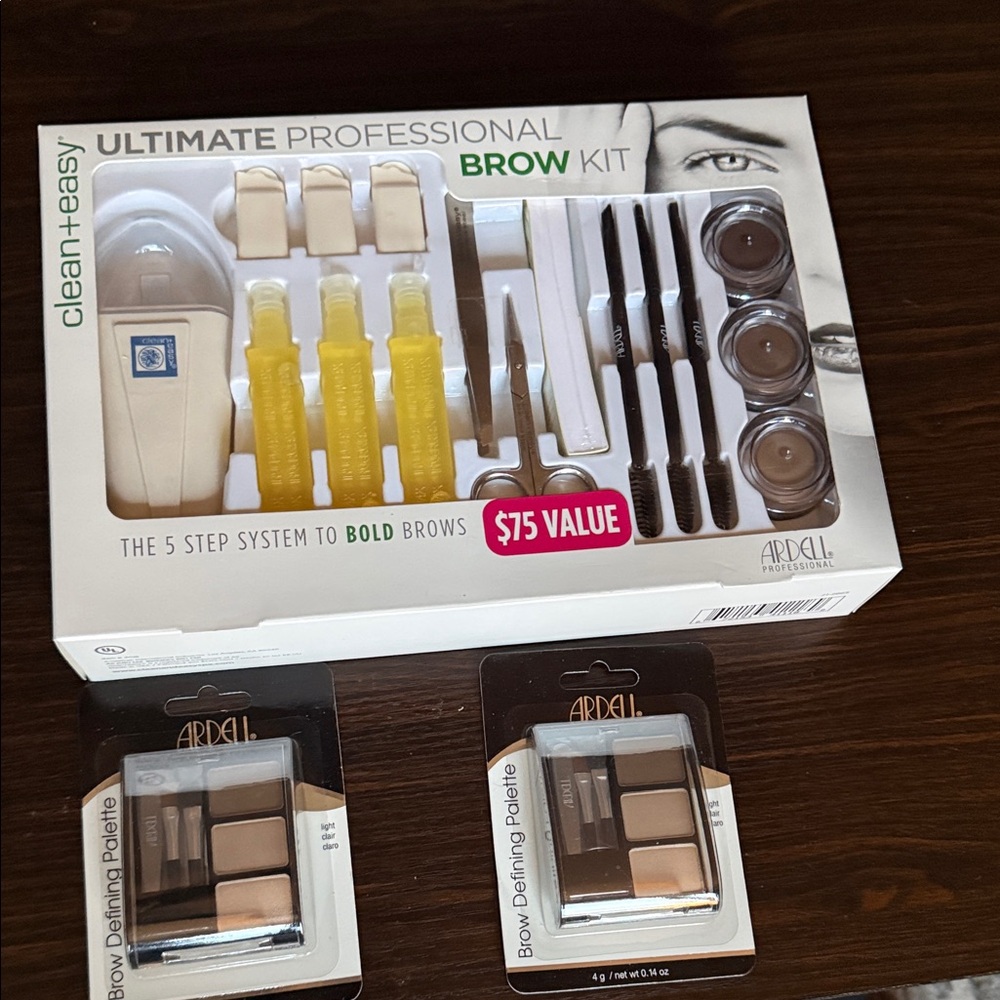 Ardell Professional Brow Kit with 2 Brow Defining Palettes